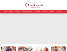 Tablet Screenshot of amplisound.com.br